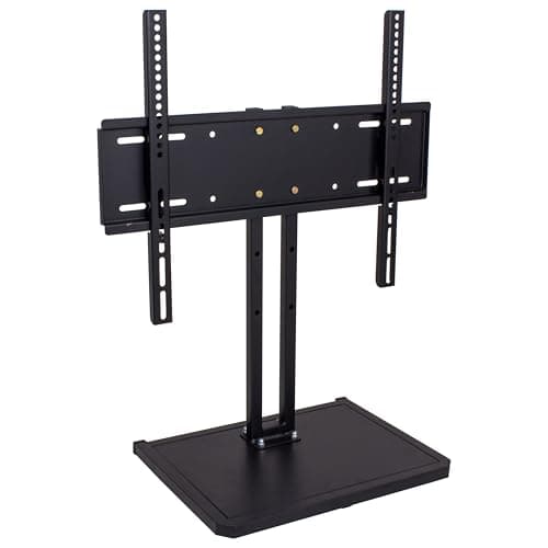 D&V Engineering Metal Tabletop TV Mount Stand | Universal TV Stand for 32-65” TVs | 3-Level Height Adjustable | Supports Up to 40kg | Max VESA 500x400mm | Sturdy Base & Easy Installation
