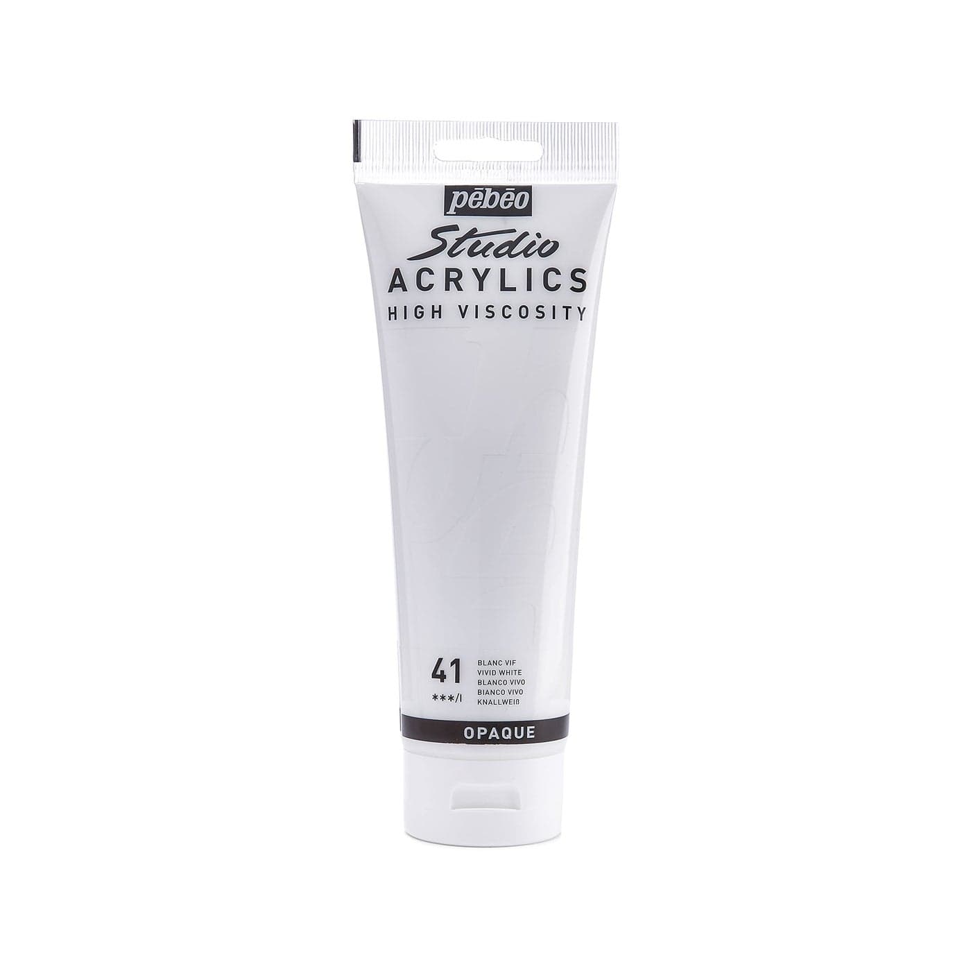 PEBEO 169041 Studio 250ml Acrylic PaintVivid White