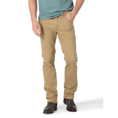 Wrangler Authentics Men's Slim Fit Straight Leg Jean, Acorn, 36W x 32W