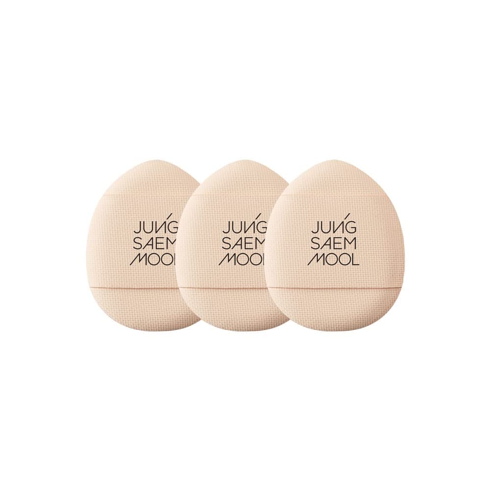 JUNGSAEMMOOL OFFICIAL Skinny Tap Puff 3pcs Finger Puff Mini Makeup Puff Korean Makeup Artist Brand