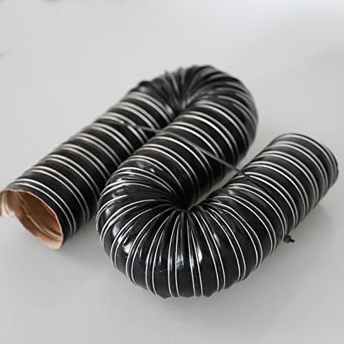 KRD PERFORMANCE Heat Resistant Automotive Silicone Flexible Brake Cooling Air Ducting Induction Intake Pipe Hose Inner Diameter 63mm 25 Length 3 Meter 10 Feet Black