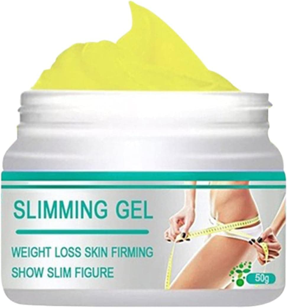 Slimming Cream Navel Arm Leg Belly Ginger Fat Burning Cream Weight Loss Skin Firming Moisturizing Massage Gel for Cellulite Soothing Relaxing Tightening Slimming 50g