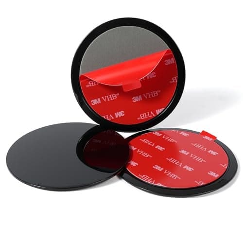Dashboard Pad Mounting Disk for Suction Cup Phone Mount, 3Pcs 3.15" Ultra Sticky Heat-resistant Replacement Disc for Car Dashboard, Vacuum Suction Phone Holder, Dash Mount, GPS Holder Suction Mount