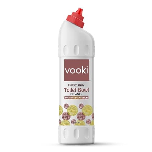Vooki Heavy Duty Toilet Bowl Cleaner Fumeless Deep Action liquid, Home and Commercial Use - 500 ml (Pack of 1)