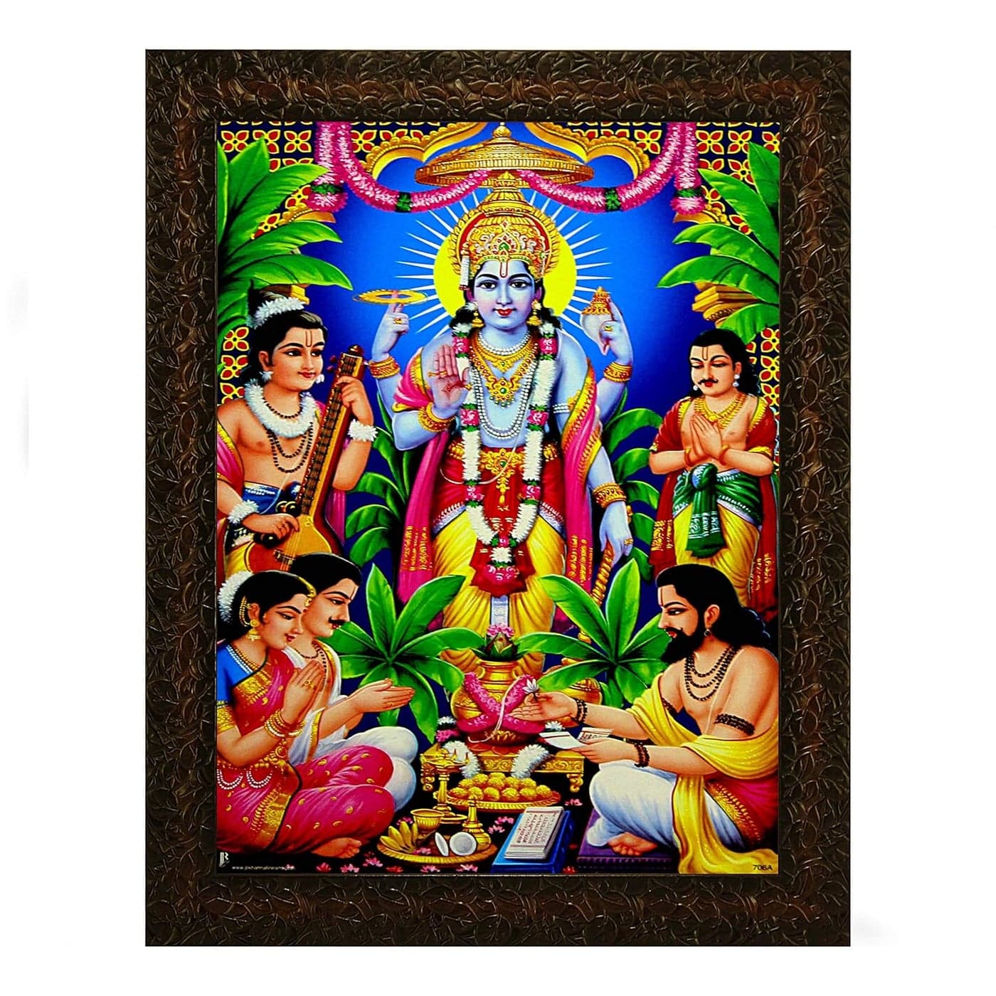 Indianara Religious Painting Synthetic Wood Style 1