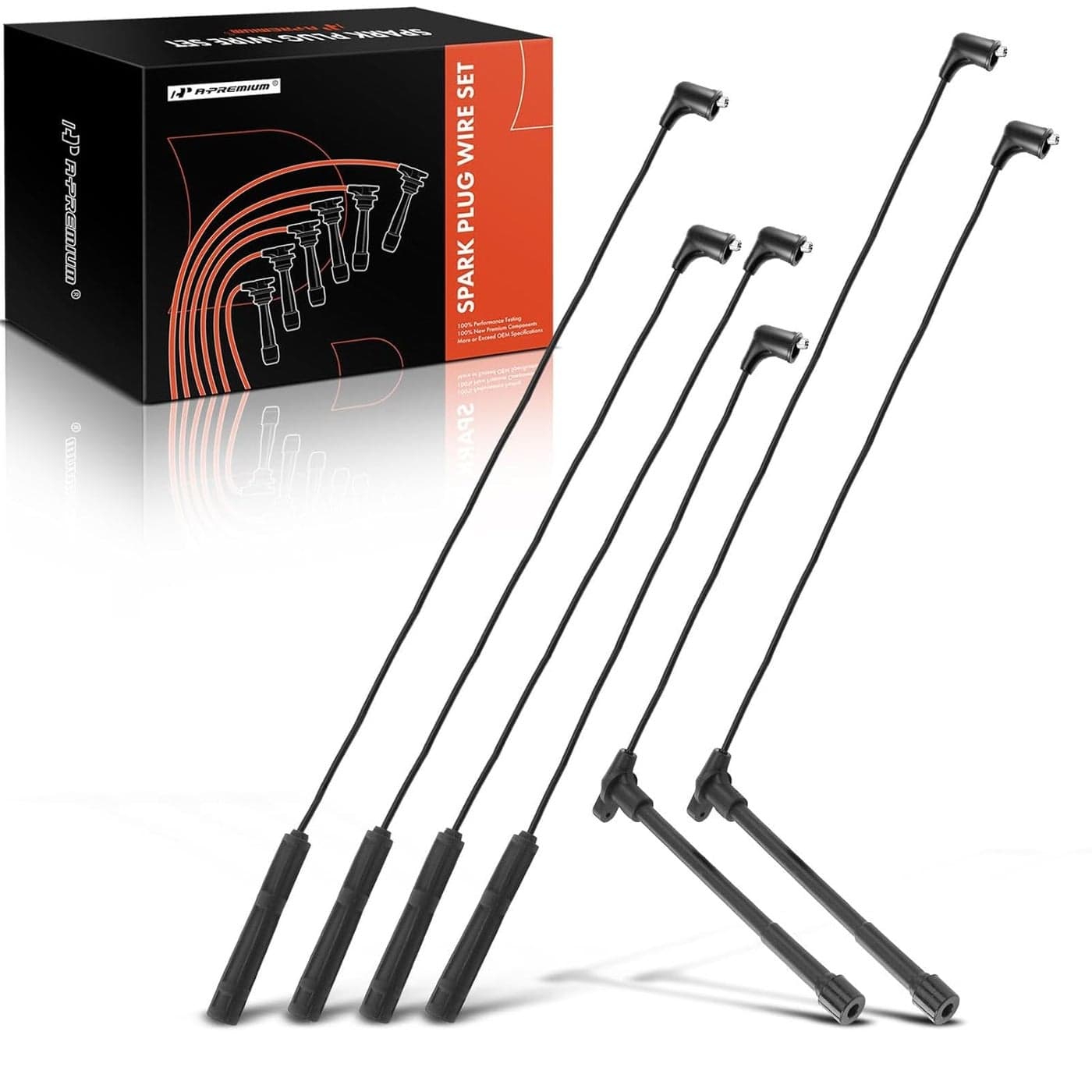 A-Premium Ignition Spark Plug Wires Set of 6