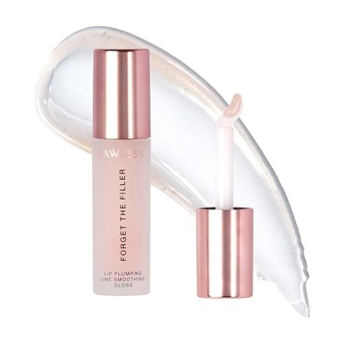 Lawless Womens Forget The Filler Lip Plumper Line Gloss Rosy Outlook Pink 011 Fl Oz Pack of 1