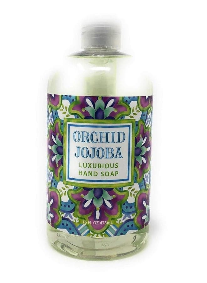 Greenwich Bay Trading Co. Luxurious Hand Soap, 16 Ounce, Orchid Jojoba