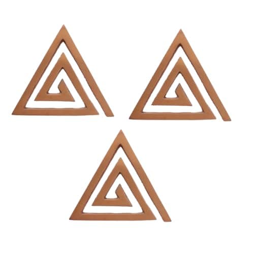 Vastu Vardan Plain Copper Helix for Vastu 4 Inch Pack of 3 South East Vastu Remedy Main Door Entrance Bedroom Toilet Helix Vastu Dosh Remedies Vastu Remedies Products