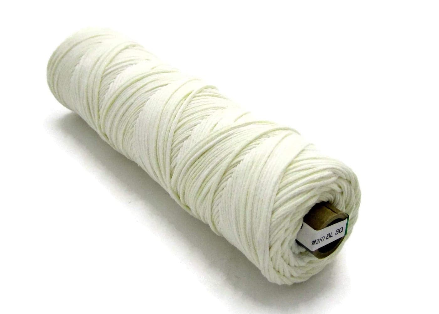 528 Foot Spool - Size #2/0-100% Cotton Square Braid Candle Wick - Unprimed and Lead-Free - Made in The USA