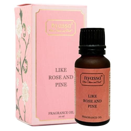 Nyassa Like Rose And Pine Fragrance oils for Diffusers and Burners, Carrier Oils, Base Oils, for men and women Fragrance oils 20ml