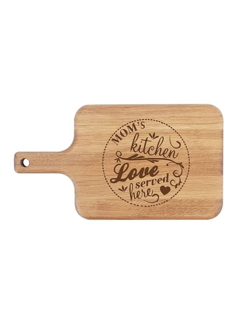 Mother's Day for Wooden Cutting Board - Laser Engraved - Mother's Day Gift Idea - Bamboo & Beech Material Serving Tray - Kitchen Accessories