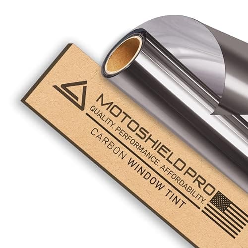 DIY-MotoShield Pro Premium Carbon Tint (50% VLT) 24” in x 5’ ft Roll | Professional Window Film for Auto, Reduce Infrared Heat & Block UV by 99%