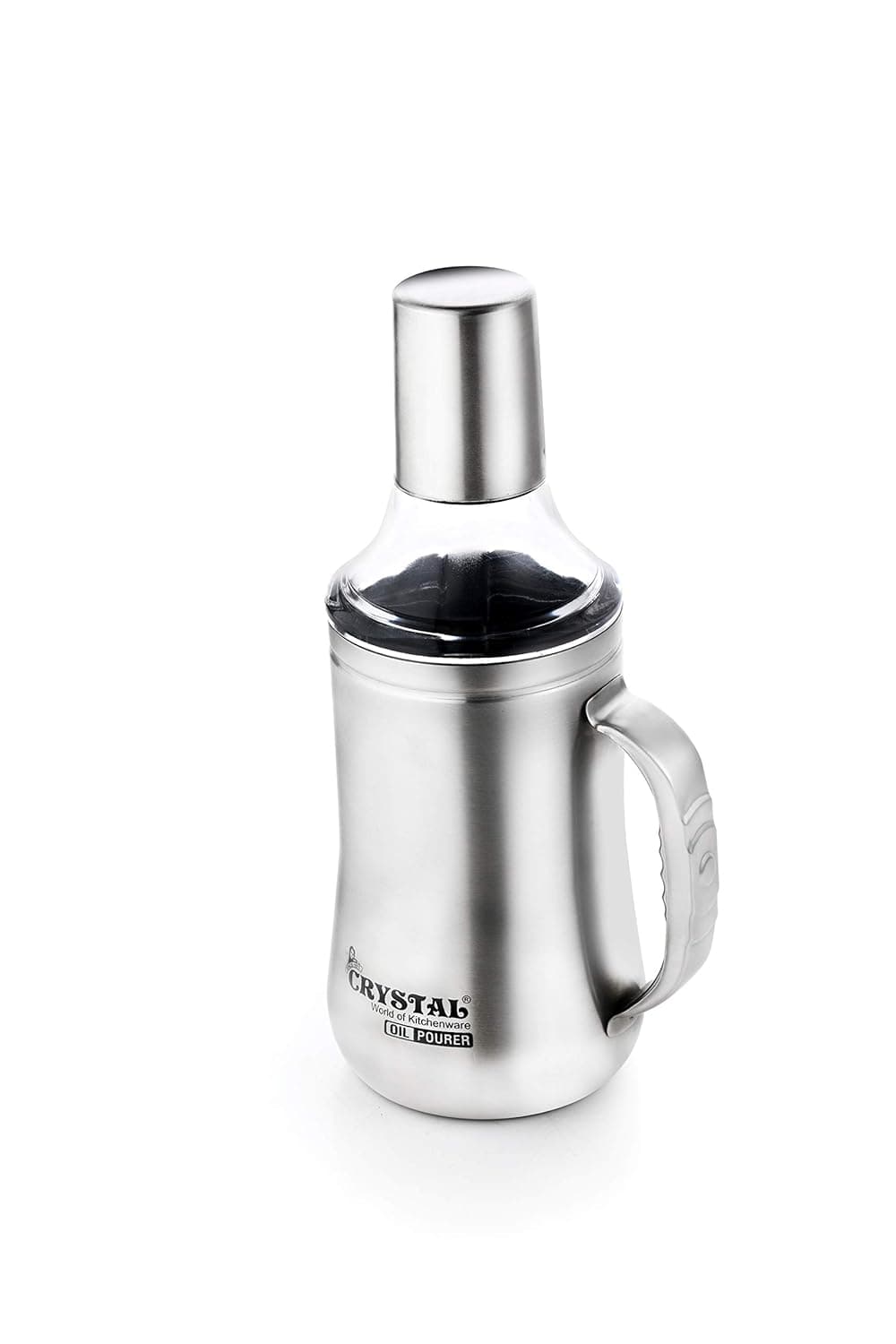 Crystal - COP-005 Stainless Steel Oil Pourer/Dispenser with Handle-1000 ml