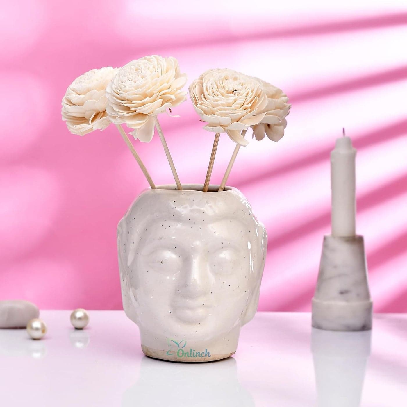 Flower Stand Vase Flower vase Ceramic vase Flower Pot for Home Pack of 1 Pcspotbs034