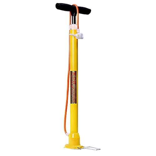 Drauss Steel Metal Multipurpose Air Pump for Car, Bicycles, Scooters, Balls, Bikes and the like ( Multicolour )
