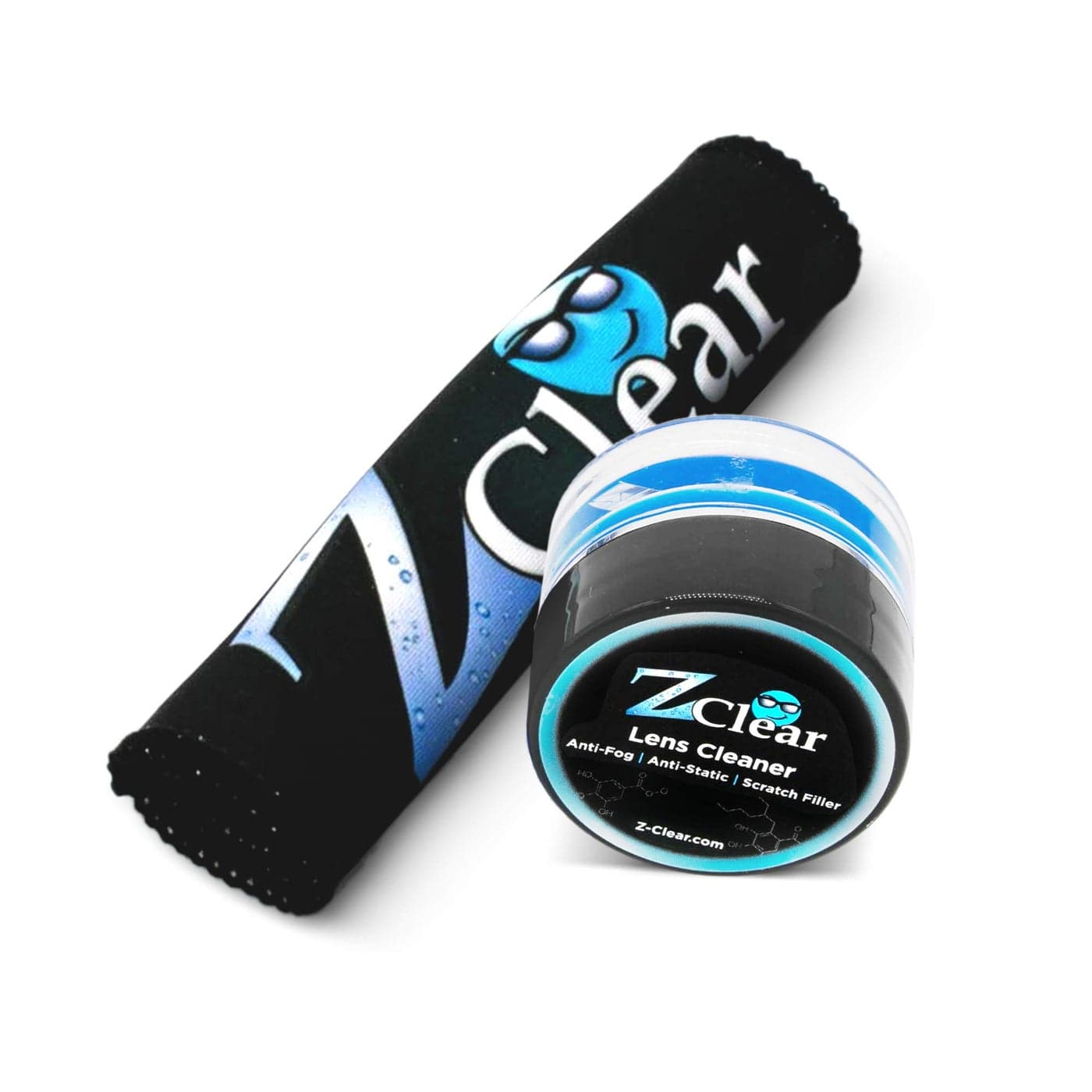 Zclear Lens Cleaner Paste with Microfiber Cleaning Cloth Eyeglass Cleaning and Anti Fog Paste for Eyeglasses Made in USA