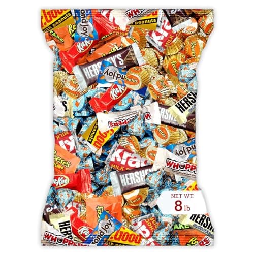 Bulk Chocolate Assortment Variety Pack Chocolate Candy Variety Pack 8 lb Bag of Mixed Treats Milk Dark and more Bulk Candy 8 LBS Fathers Day