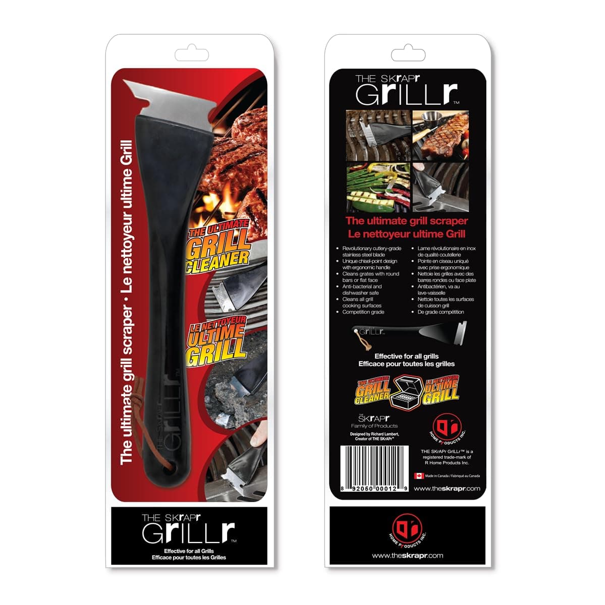 Handy Home 22705 The Skrapr Grillr BBQ Cleaning Tool