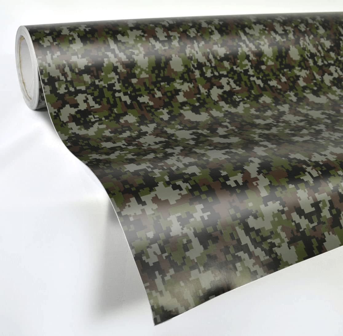 VViViD Vinyl Camouflage Pattern Wrap AirRelease Adhesive Film Sheets 2ft x 5ft Digital Camo