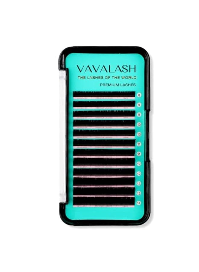 Eyelash Extensions 007 D Curl 12mm Lash Extensions Supplies Individual Lashes Premium Silk Volume Classic Lash Soft Matte Dark Professional Eyelashes Extension 007D12mm