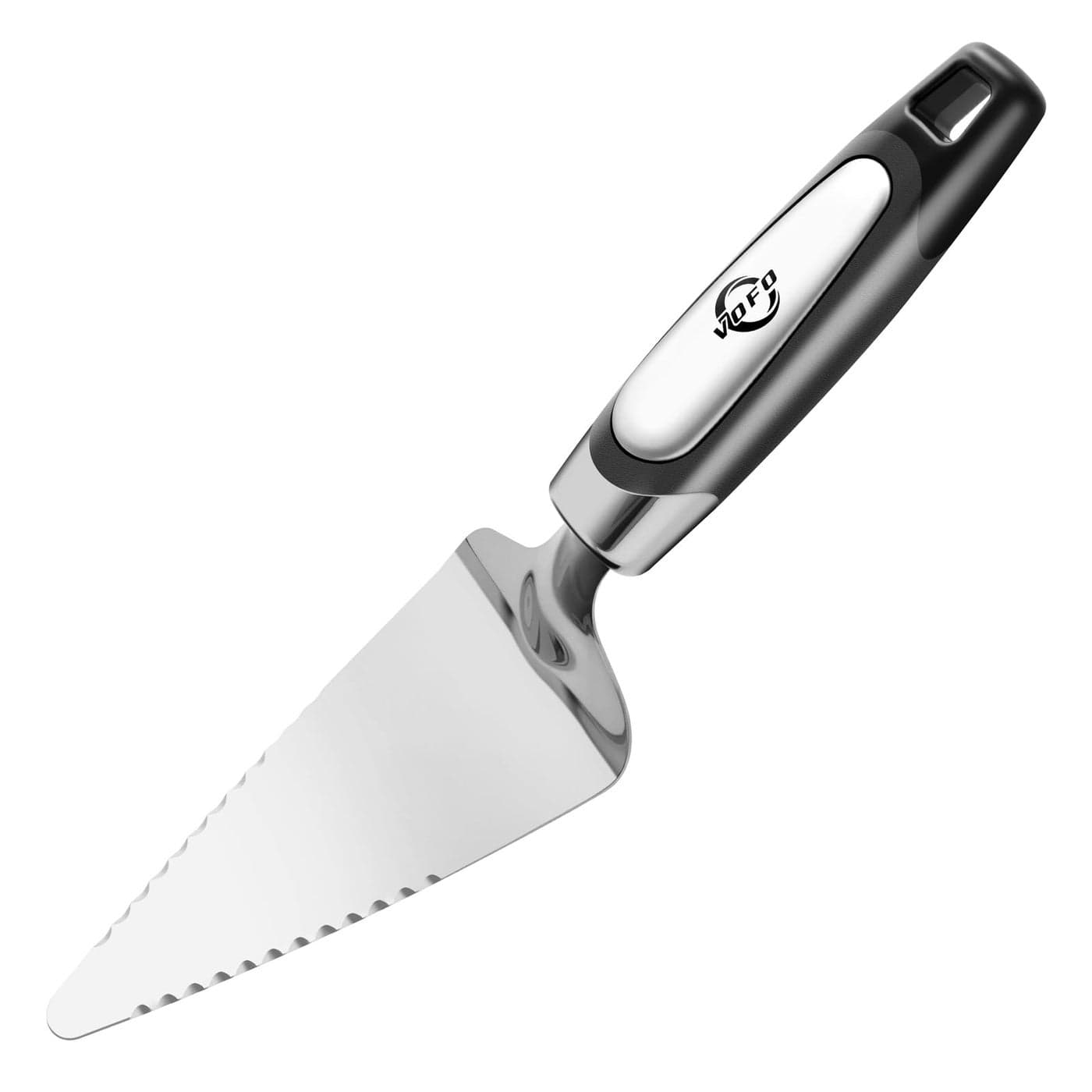 VOFO Flatware Pie Server Stainless Steel Cake Pizza Cutter Tart Dessert Slicer Black