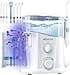 HEYAXA Water Dental Flosser for Teeth Cleaning with 1000ML Large Capacity and UV Storage 10 Adjustable Pressure Electric Oral Irrigator with 7 Jet Tips for Home Use Gums Braces White