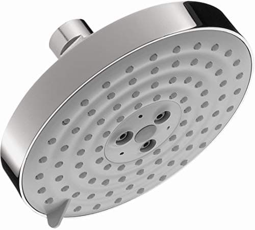 hansgrohe Raindance S Air Infusion Modern Showerhead 3-Spray BalanceAir, Whirl, RainAir with Airpower with QuickClean in Chrome, 2.5 GPM, 27495001