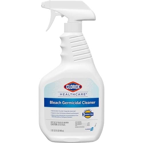 Clorox Healthcare Bleach Germicidal Cleaner Spray, 32 Fluid Ounces (Package May Vary)