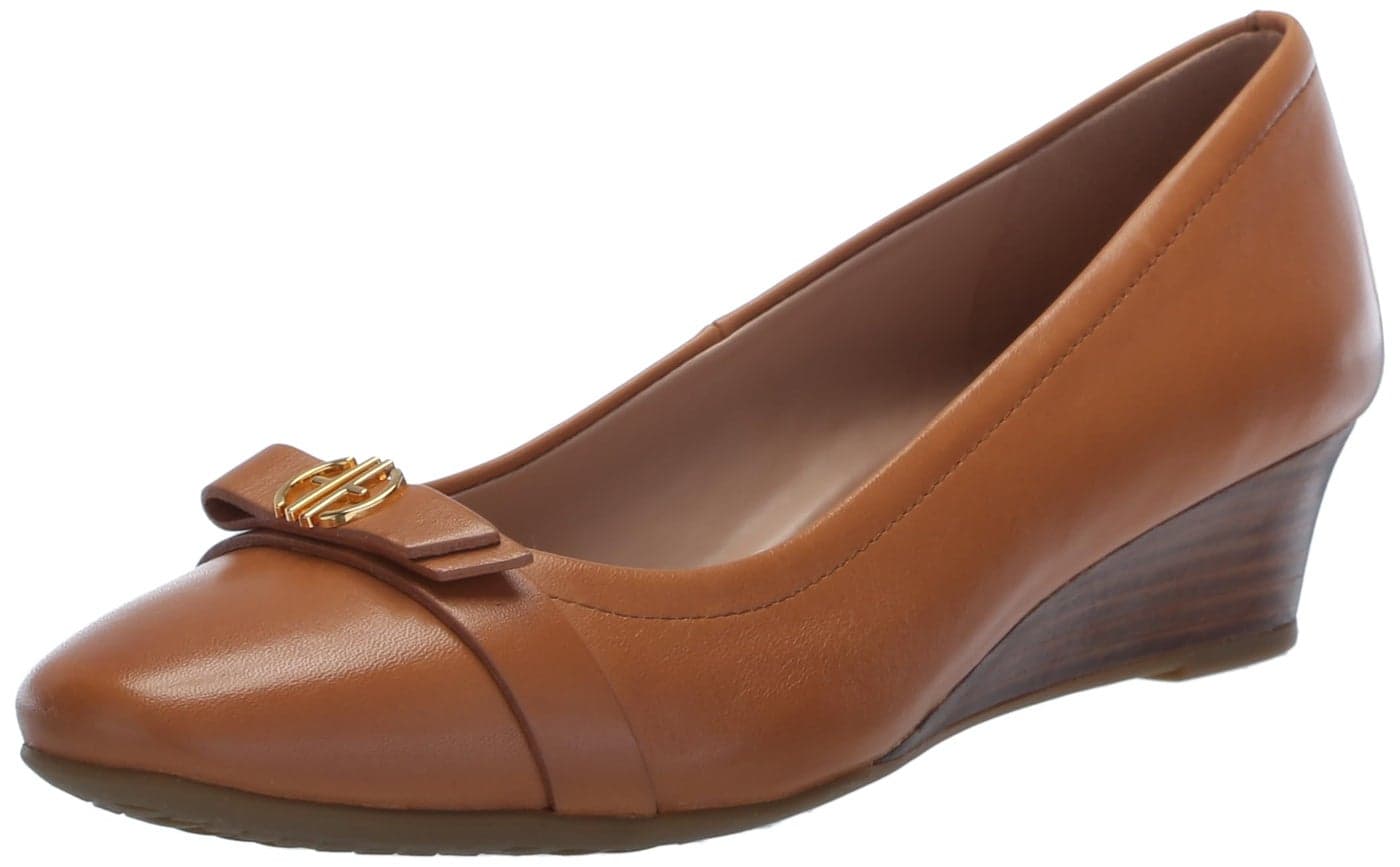 Cole Haan Women's Malta Wedge, Pecan Leather/Natural, 5-B US