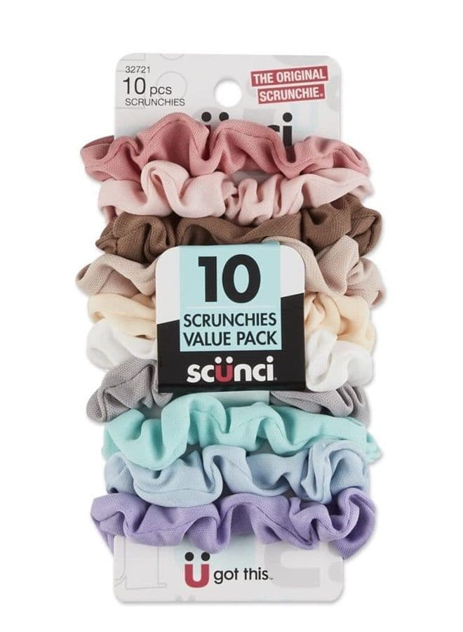 Value Pack No Damage Scrunchies - 10 Pcs.