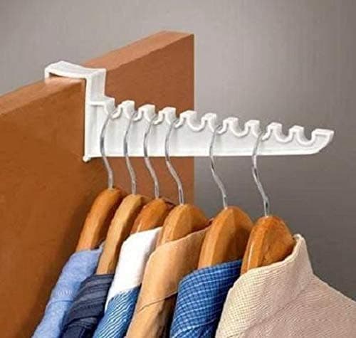 2 Pack Over Door Hook- 9" - for Laundry - Suits - Coats - Dresses - Space Saver -Cubicle Coat Hook -Cloths Drying Keep Yourself Organized - Closet Rod Holder