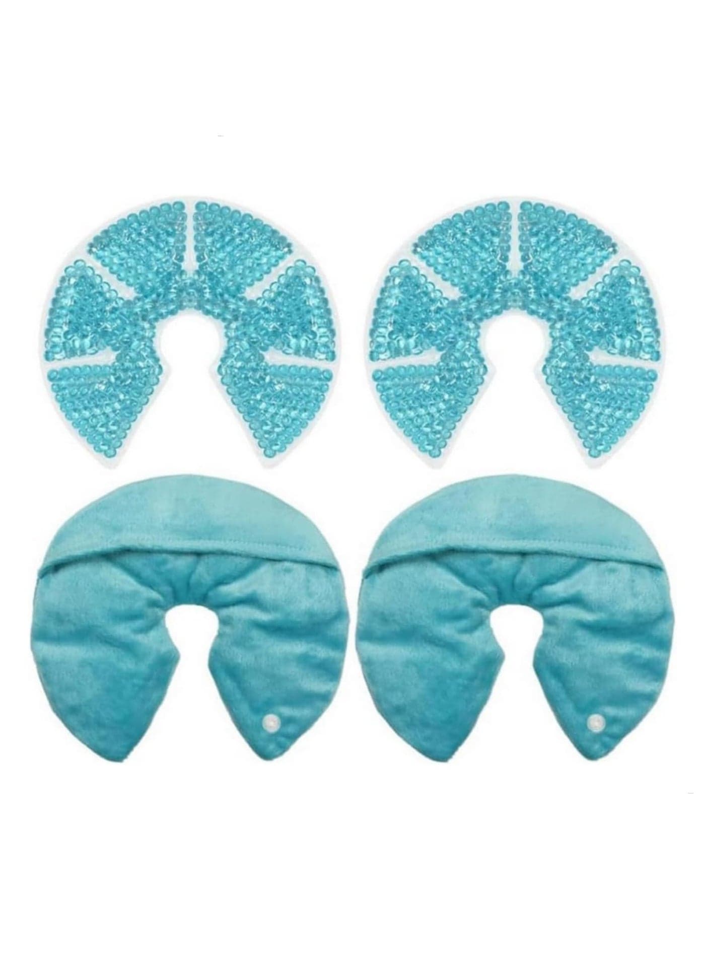1Pair Therapeutic Breast Pads for Nursing Moms Hot/Cold Therapy for Engorgement, Mastitis, and Milk Production Safe, Reusable, and Multi-Purpose Relief