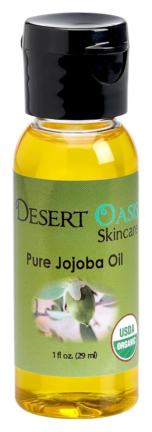USDA Certified Organic Jojoba Oil 100 Pure Travel Size Cold Pressed All Natural for Face Hair Nails Ear Stretching and Gauges Good for Sensitive Skin Natural Nutty Smell 1 fl oz29 ml