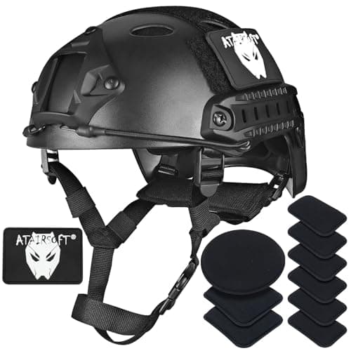 ATAIRSOFT PJ Type Tactical Paintball Airsoft Fast Helmet Green
