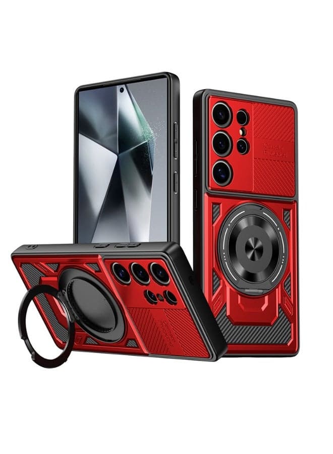 Armor Case for Samsung Galaxy S26 Ultra, Quality Shockproof TPU+PC Cover with Invisible Ring Kickstand