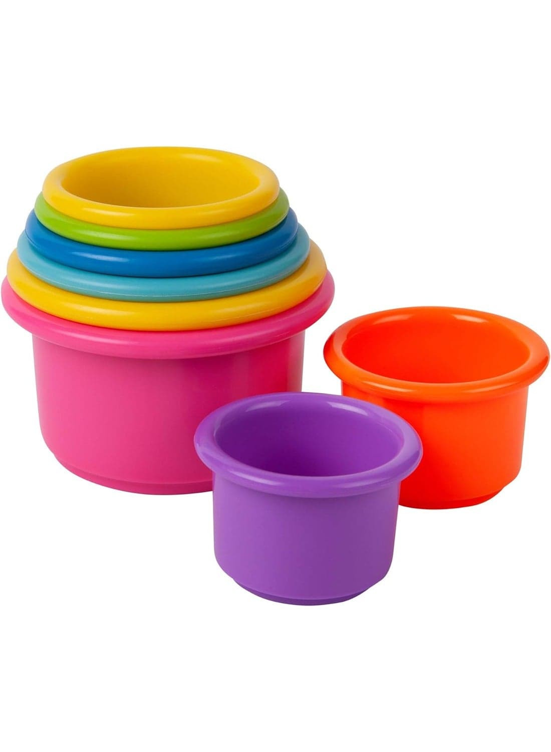 8-Pack Stacking Cups, Baby Learning and Bath Toys