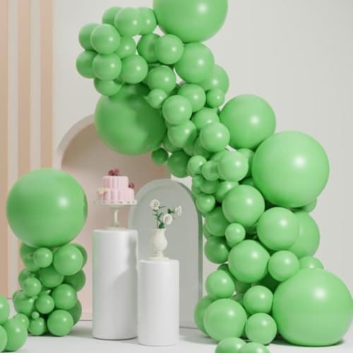 Green Balloons Different Sizes 18 12 10 5 Inches Scmdoti Spring Green Balloons Greens Balloon Garland Arch for Spring Party Birthday Baby Shower Bridal Shower Wedding DecorationsSpringGreen