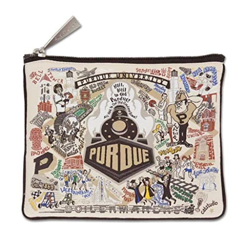 catstudio Purdue University Collegiate Zipper Pouch Purse | Holds Your Phone, Coins, Pencils, Makeup, Dog Treats, & Tech Tools