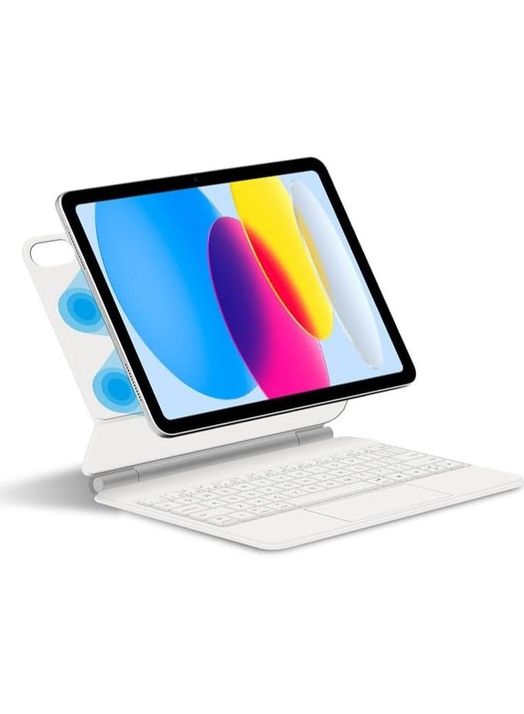 Magnetic Floating Wireless Keyboard Case for iPad Mini 7 A17 Pro, iPad Mini 7th/6th Generation (2024/2021), Bluetooth Keyboard with Multi-Touchpad