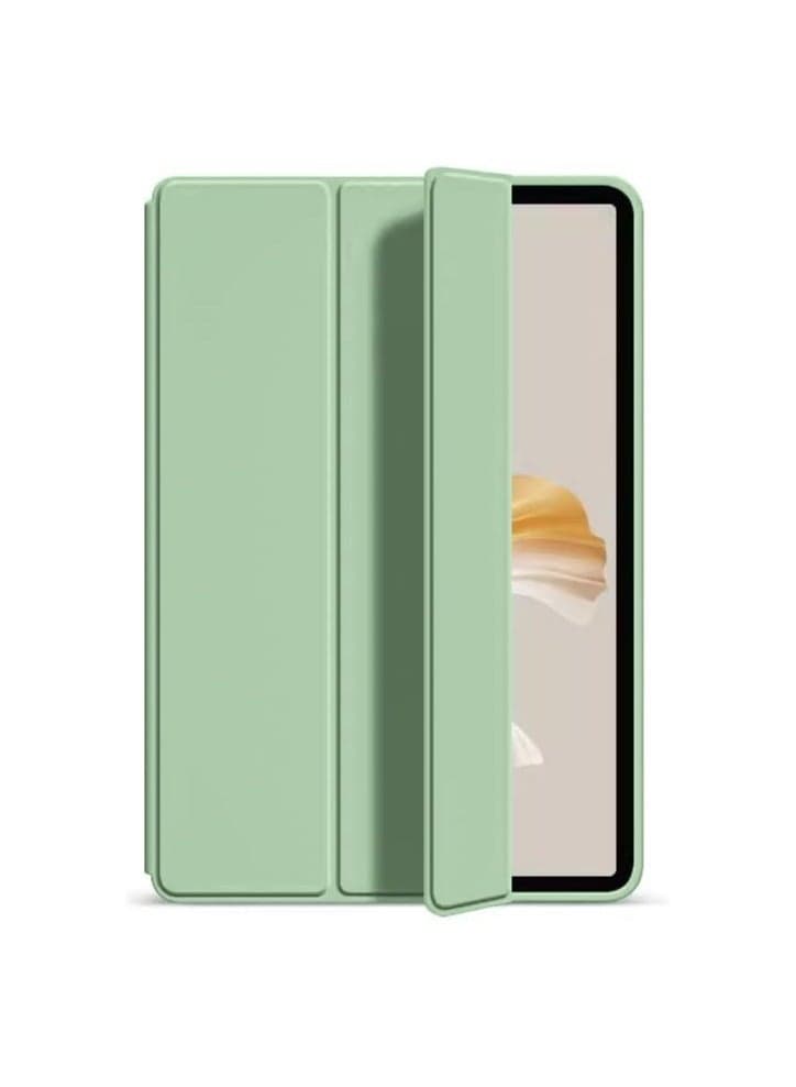 The case is compatible with Huawei MatePad Pro 12.2-inch 2024 (MRO-W00/W10), supports pencil, ultra-thin triple fold bracket cover, soft silicone smart flap, automatic wake up/sleep
