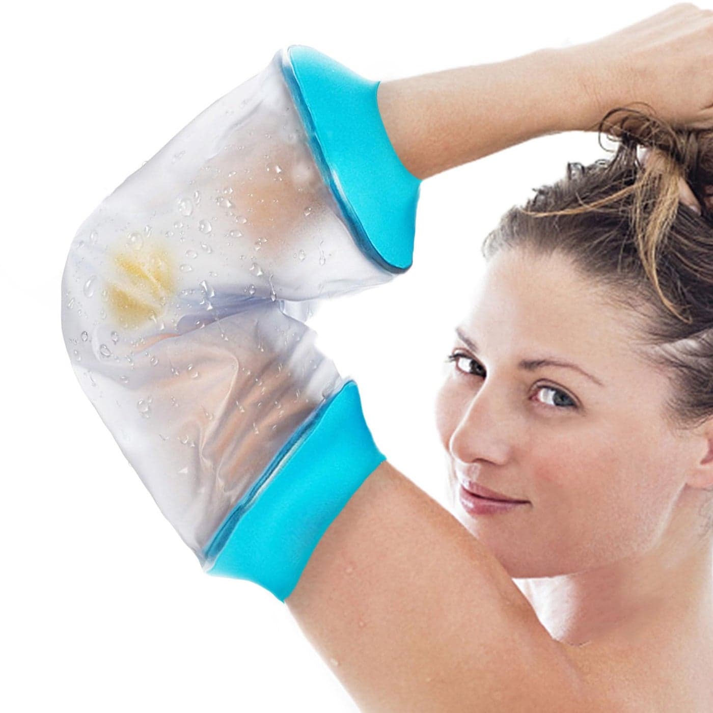 Divvsck PICC Line Shower Cover PICC Line Covers for Upper Arm Reusable Waterproof IV PICC Line Sleeve Protector for Chemotherapy Treatment Broken Wound Elbow for bath Shower