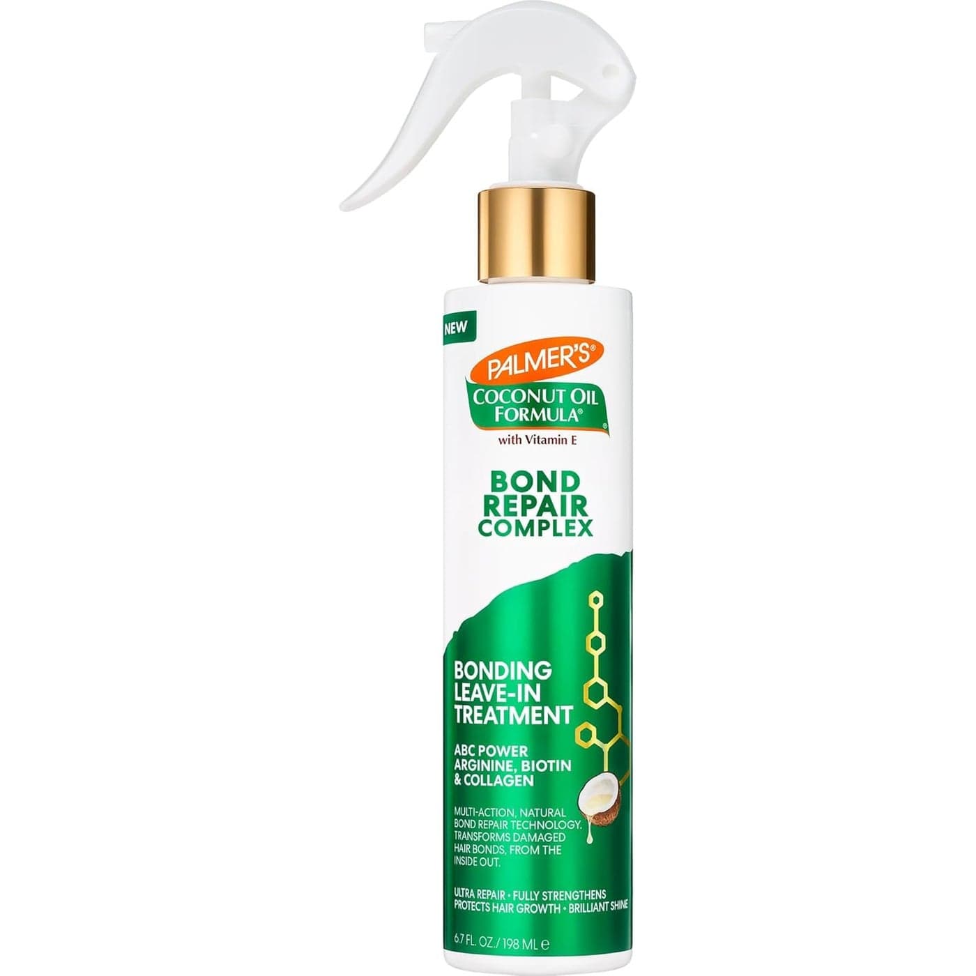 Palmers Amino Bonding Complex Hair Treatment LeaveIn Conditioner Spray with Coconut Oil Vitamin E Heat Protectant Anti Frizz Strengthens Protects Hair Growth All Hair Types 67 fl oz