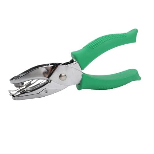 Aacehlh 316 Inch Triangle Shape Hole Puncher Handheld Single Hole Paper Punch One Hole Paper Punch for DIY Craft Paper Scrapbook Puncher Hand Tool