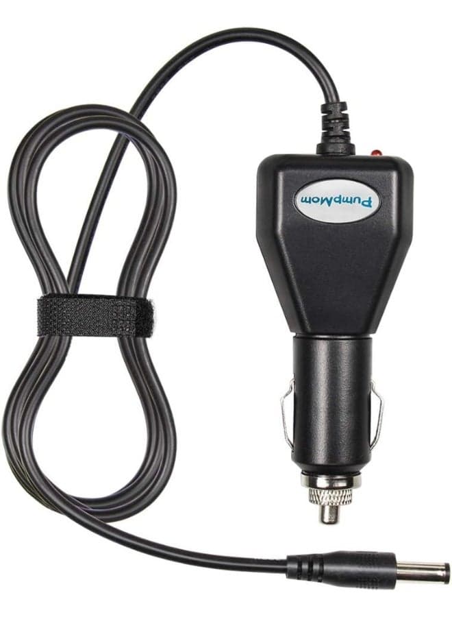 PumpMom 12 Volt Breast Pump Car Adapter for Spectra S1, S2, Spectra 9 Plus Pumps