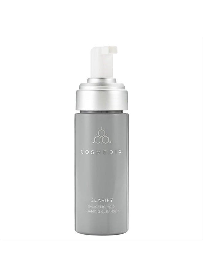 Clarify Salicylic Acid Foaming Cleanser, Exfoliates Sensitive and Blemish-Prone Skin, Aloe Vera, Alcohol and Sulfate Free, Cruelty-Free, Gluten Free