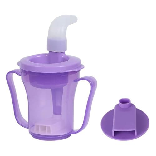 Ehucon Dysphagia Regulating Drinking Cup for Swallowing and Disorders People,Dispenses 5cc or 10cc of Liquid Each Time,No Thickener is Used.Helps to Prevent Choking