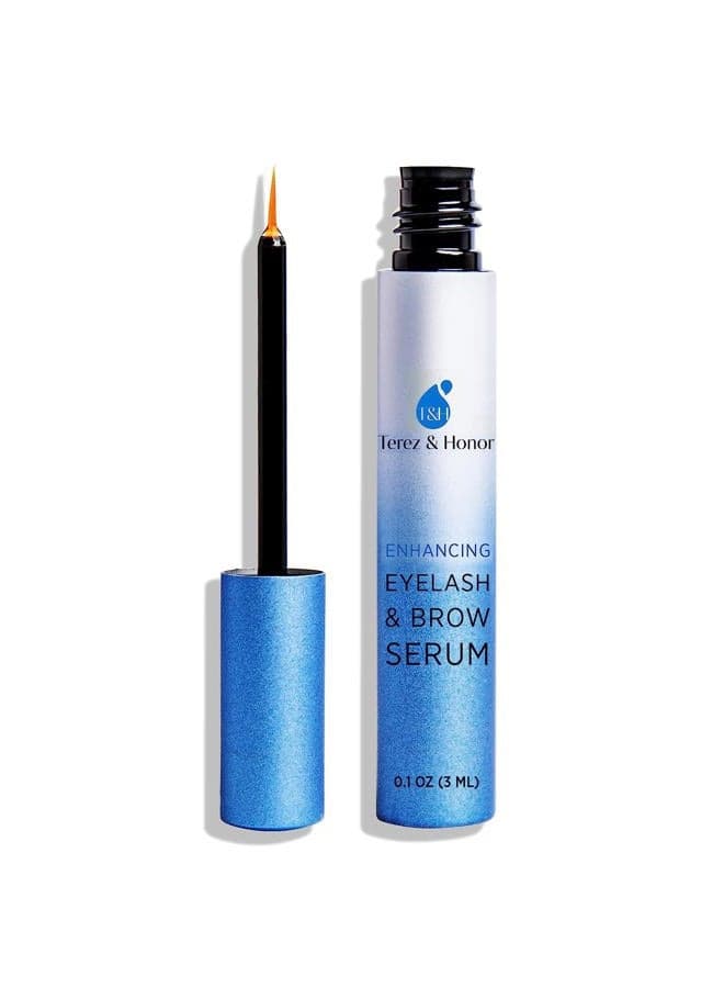 Advanced Eyelash Serum for Thicker, Longer Eyelashes and Eyebrows - Grow Luscious Lashes with Brow Enhancer (3mL)