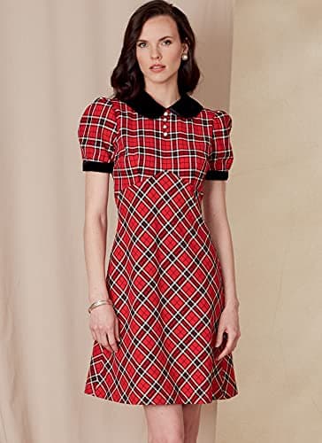 Vogue V1822B5 Misses Empire Waist Dress Sewing Pattern Kit Code V1822 Sizes 810121416
