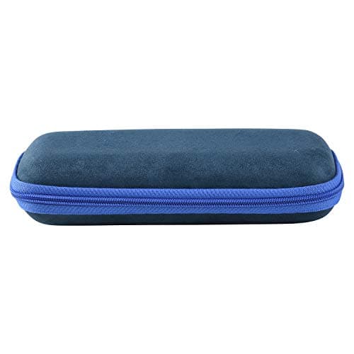 VIVID Vision Unisex Adult Lightweight Eyewear Specs Case Cover | Protect Eye Glasses | Chashma Dibbi | Spectacle Box | Closure - ZIPPER | Fabric | IC-358 | Blue